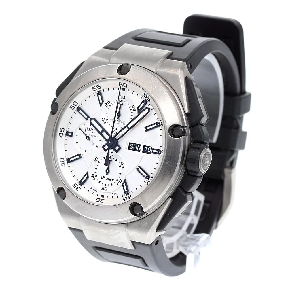 IWC CHRONOGRAPH SILVER WATCH - 2