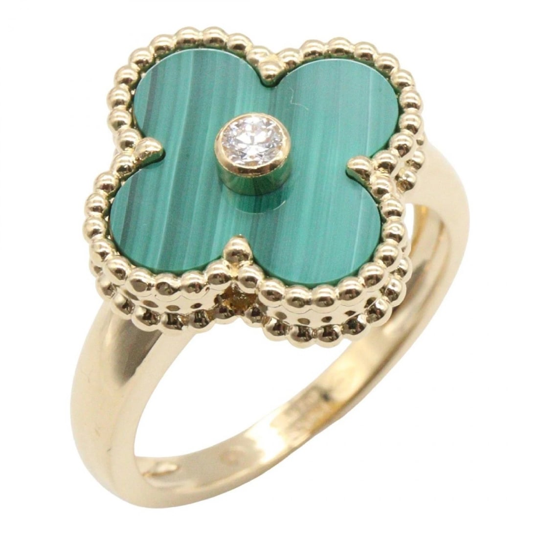 VAN CLEEF & ARPELS ALHAMBRA DIAMOND RING