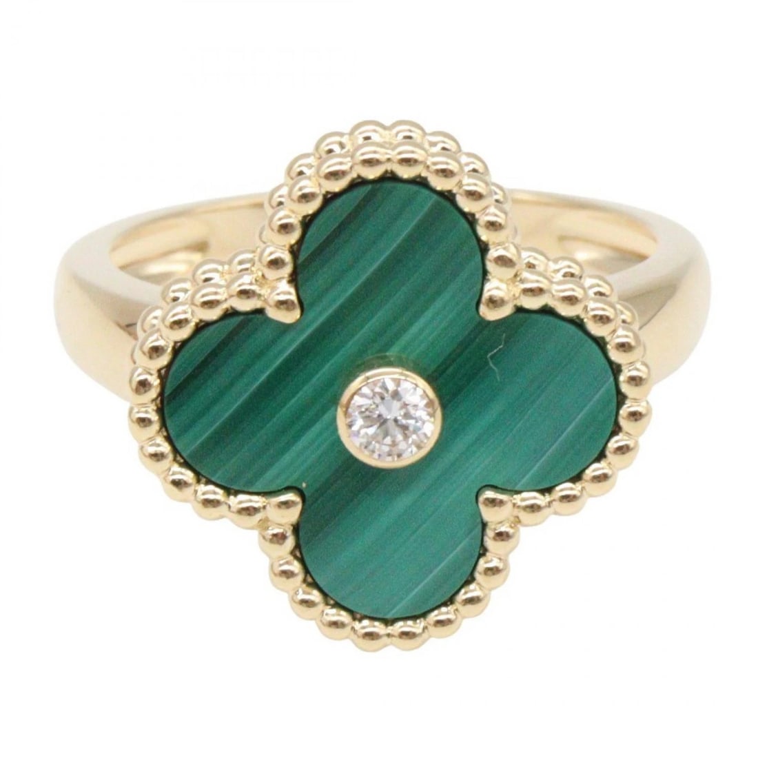 VAN CLEEF & ARPELS ALHAMBRA DIAMOND RING - 2