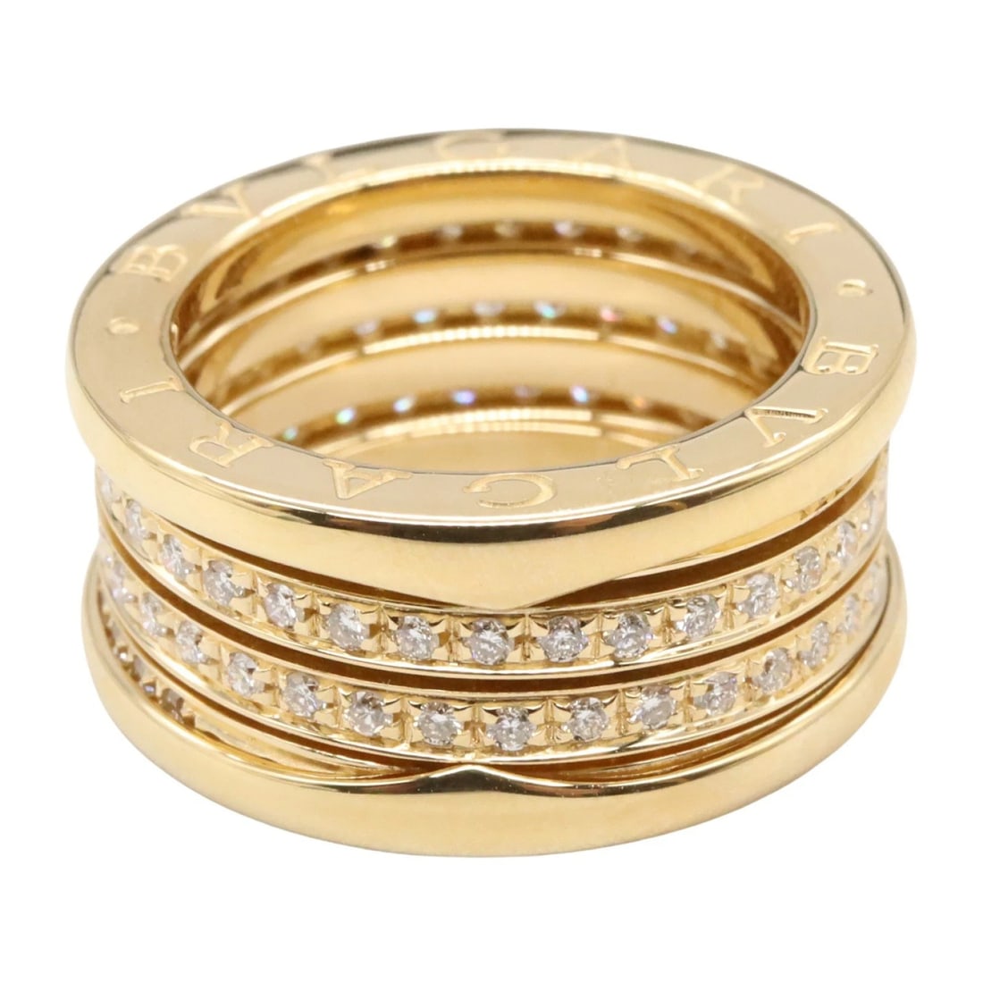 BVLGARI B-ZERO1 RING 3 BANDS DIAMOND - 2
