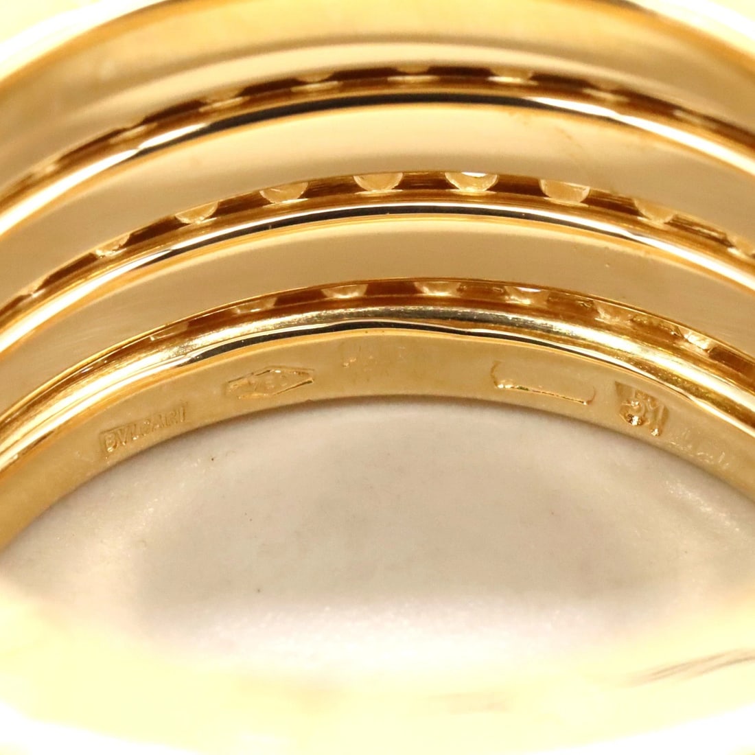 BVLGARI B-ZERO1 RING 3 BANDS DIAMOND - 3