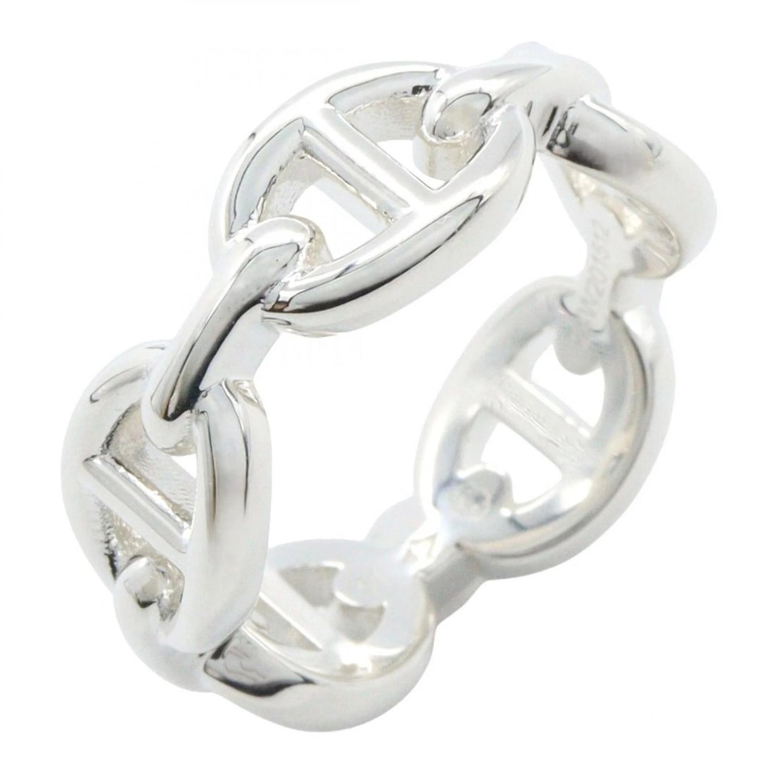 HERMES CHAINE DANCRE PM RING SILVER925: HERMES Chaine dancre PM Ring Silver925 Brand: HERMES Type: Ring Material: Silver925 Color: Silver??ish colors Size: 5.25 US Accessories: None Accessories Notice: When purchasing pre-owned