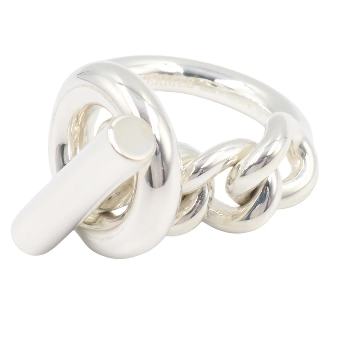 HERMES CROISETTE RING SILVER925 - 2