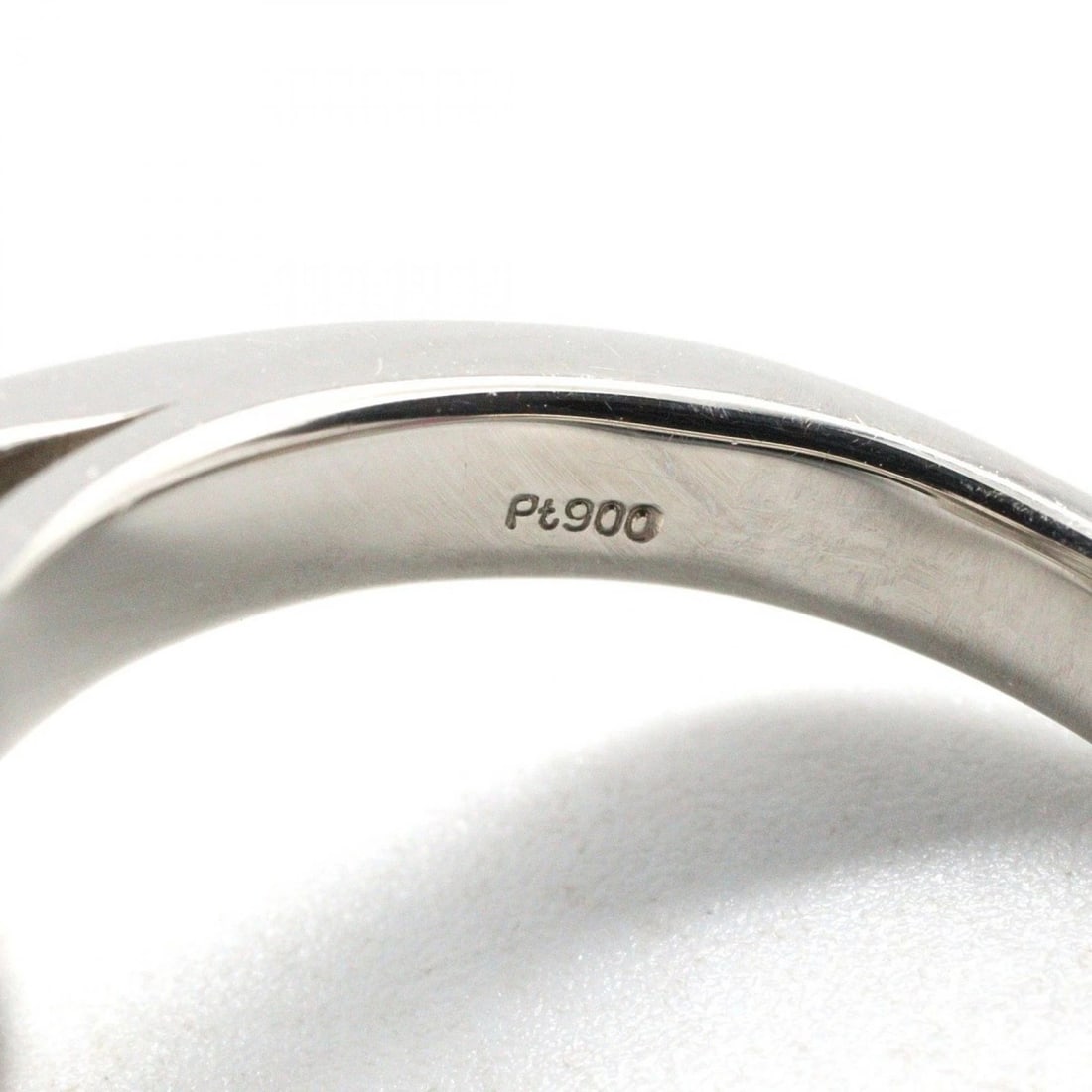 JEWELRY RUBY DIAMOND RING PT900 PLATINUM - 4