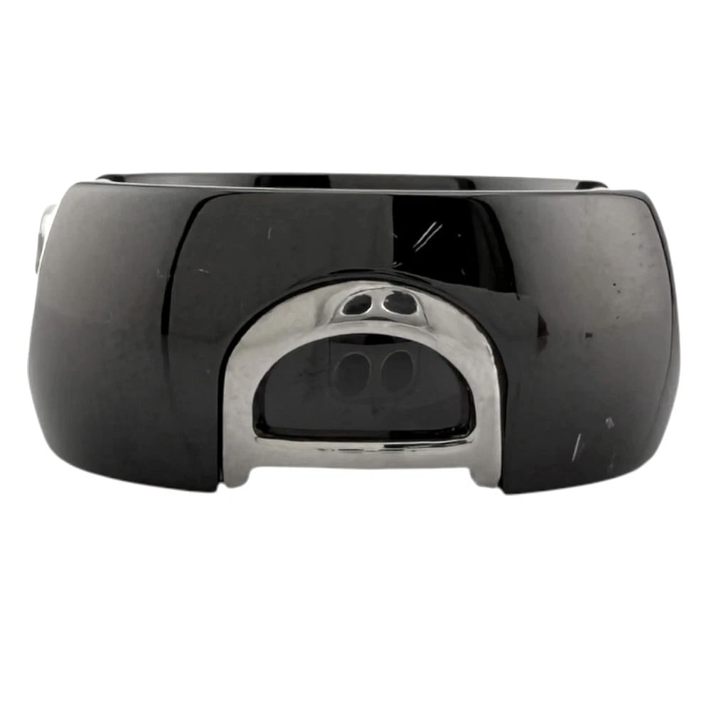 DAMIANI RING K18 WHITE GOLD CERAMIC - 2