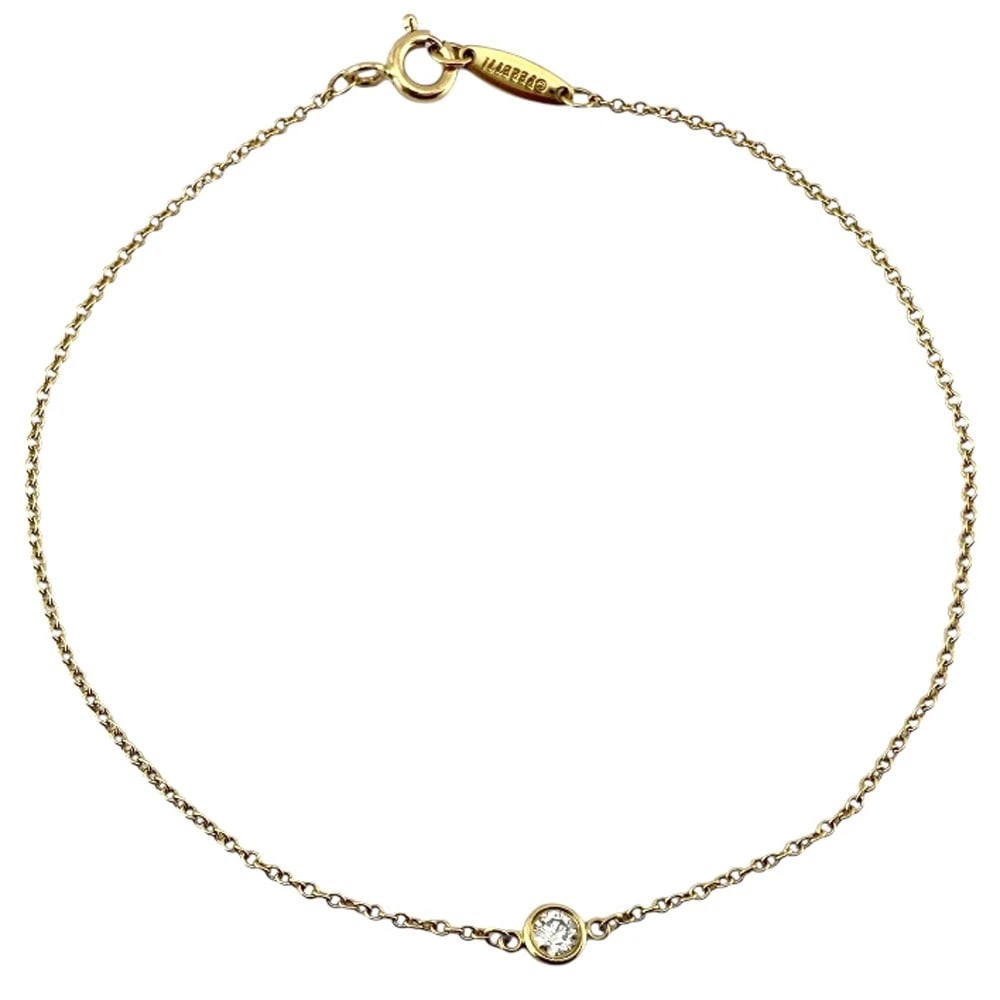 TIFFANY&CO. BRACELET K18 YELLOW GOLD: TIFFANY&Co. Bracelet K18 yellow gold Brand: Tiffany&co. Type: Bracelet Material: K18 yellow gold Main Stone/Creation Natural Color: Yellow Gold Size: Total Length:19cm High limit:3.5mm Chain