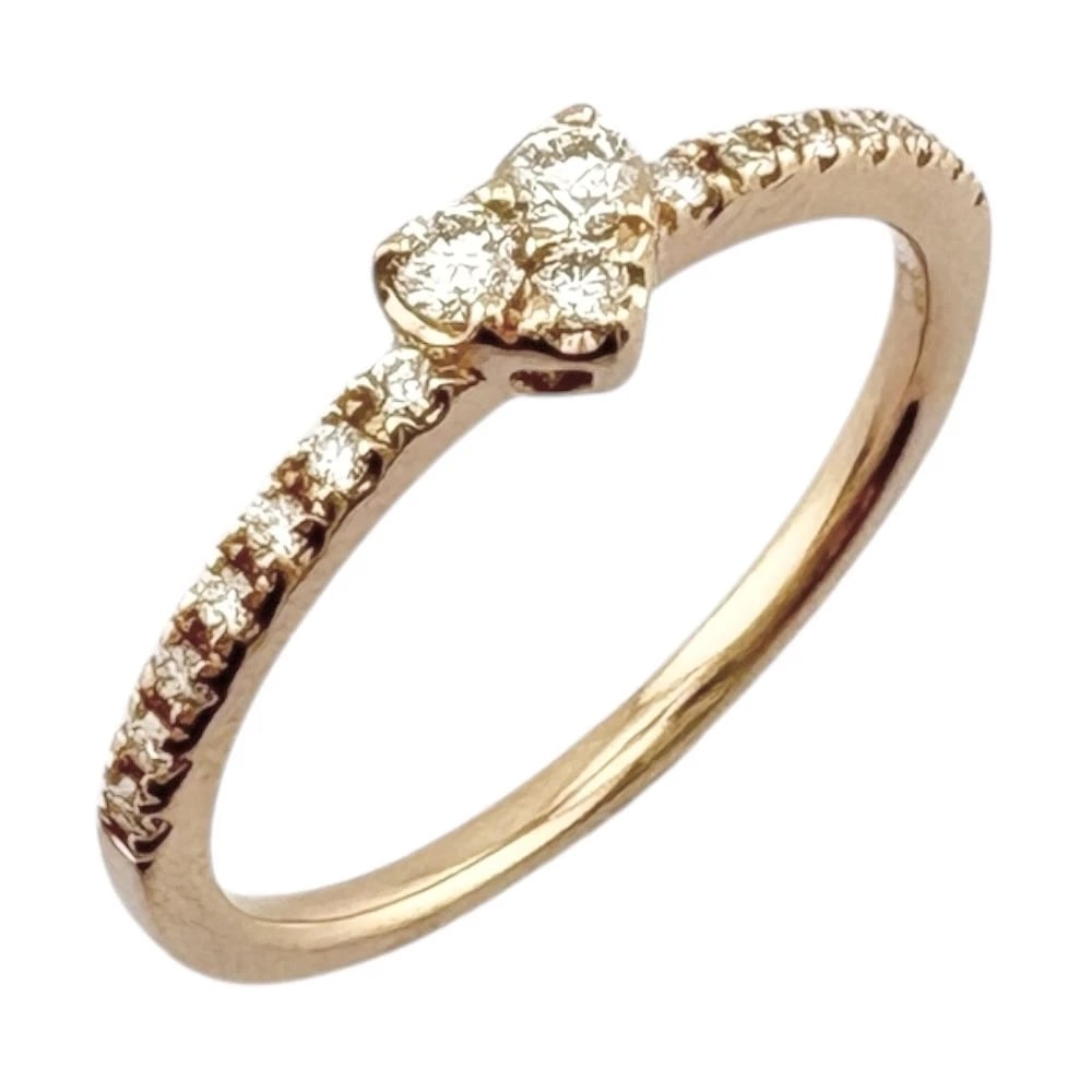 PONTE VECCHIO RING K18 PINK GOLD DIAMOND: Ponte Vecchio Ring K18 Pink Gold diamond Brand: Ponte Vecchio Type: Ring Material: K18 Pink Gold Main Stone/Creation Natural Color: Pink gold Size: US 5 3/8 Accessories: None Accessories