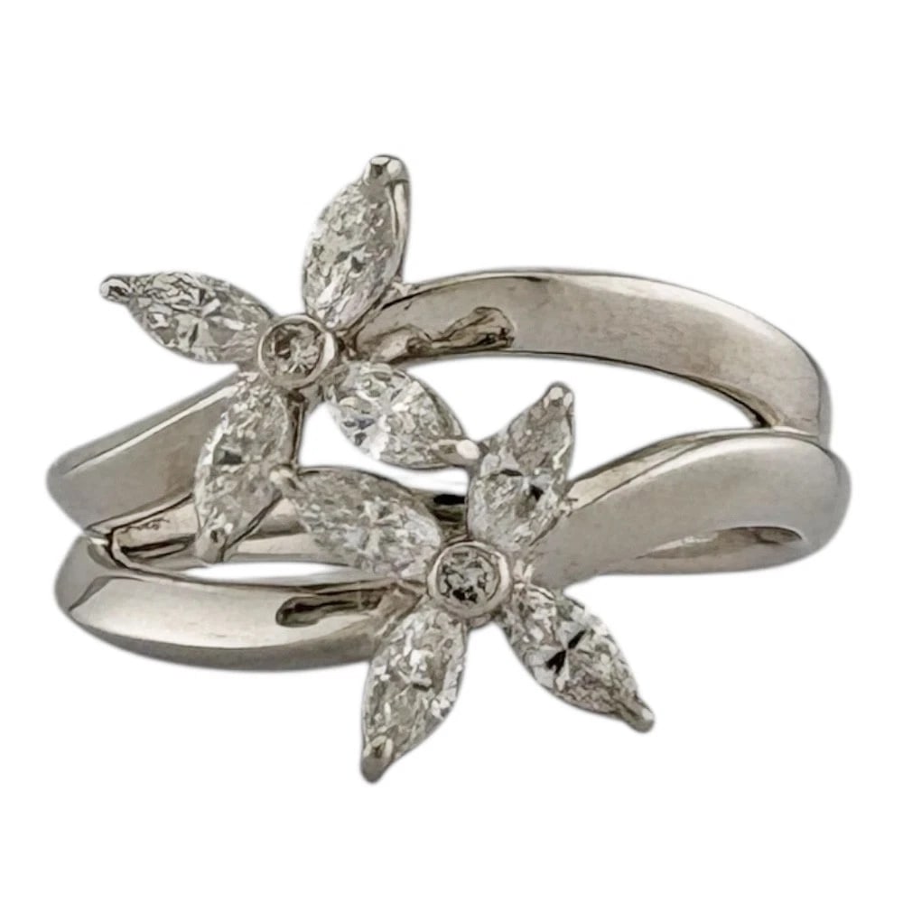 RING PT900PLATINUM DIAMOND - 2