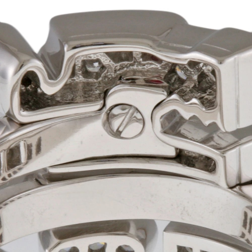 CARTIER RING K18 WHITE DIAMOND RUBY - 7