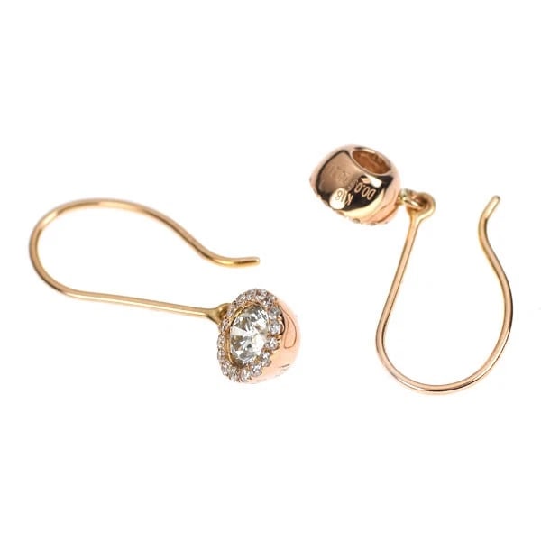 K18PG DIAMOND EARRINGS - 2