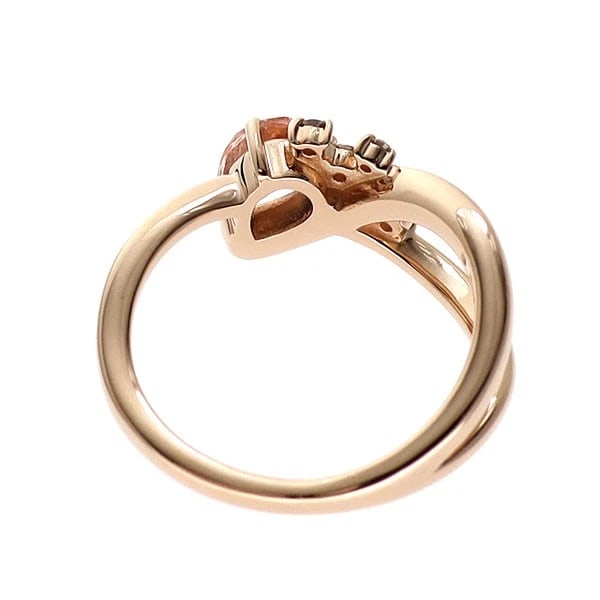 K10PG MORGANITE DIAMOND RING - 2