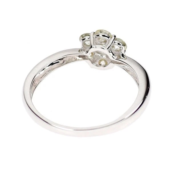 K18WG DIAMOND RING - 2