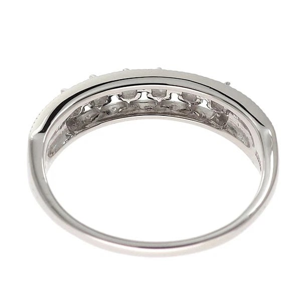 K18WG ROUGH CUT DIAMOND RING - 2