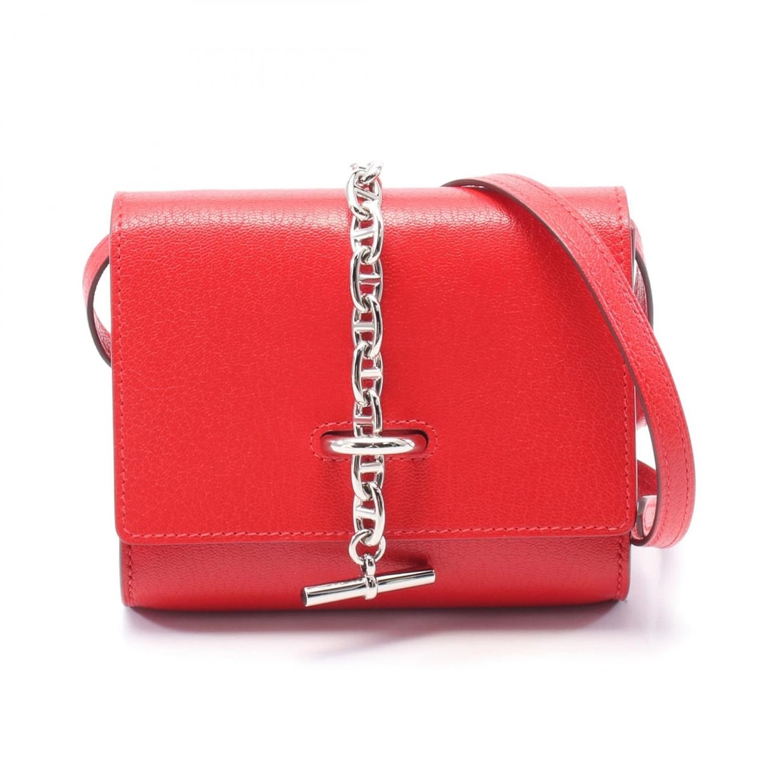 HERMES CHAINE DANCRE COMPACT WALLET SHOULDER BAG