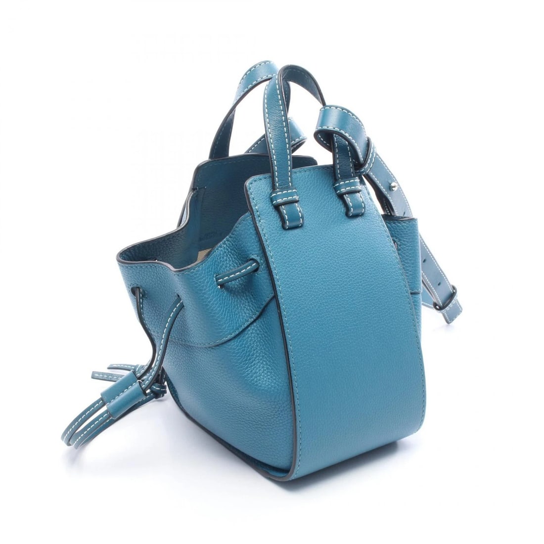 LOEWE MINI HAMMOCK DRAWSTRING 2WAY SHOULDER HANDBAG - 2