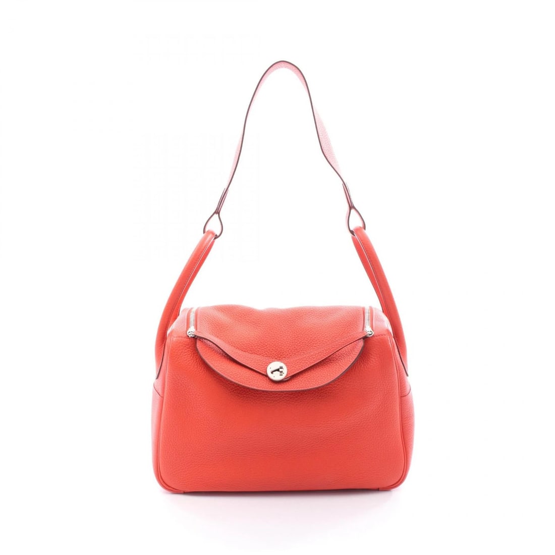 HERMES LINDY 34 SHOULDER BAG R CLEMENCE LEATHER: HERMES Lindy 34 Shoulder Bag R Clemence leather Brand: HERMES Type: Shoulder Bag Material: Taurillon Clemence × leather × Taurillon Clemence Color: Rouge pivoine / Red??ish colors Size: