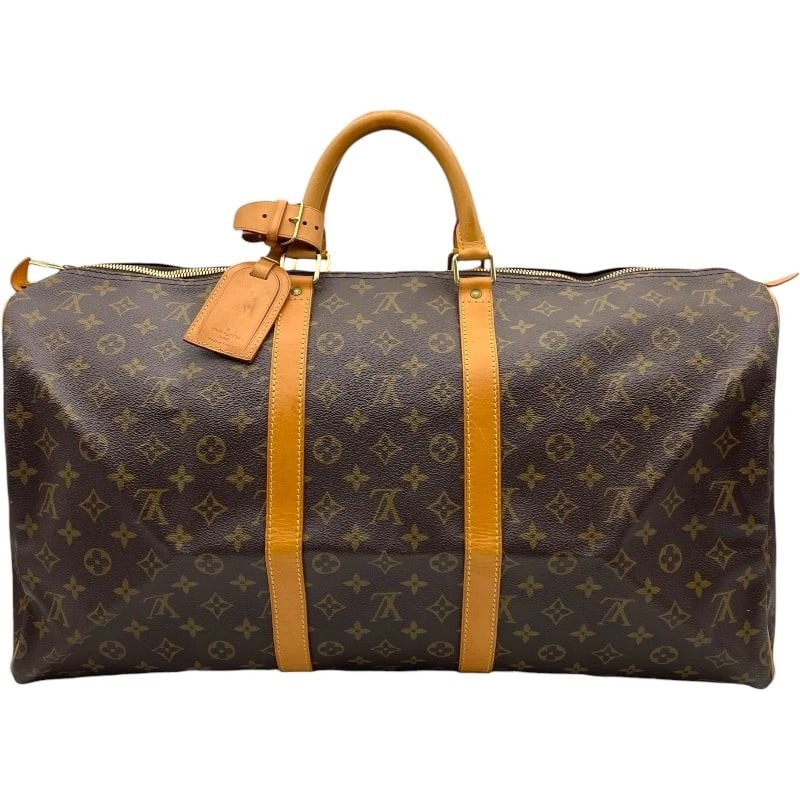 LOUIS VUITTON KIEPOL 55 BOSTON BAG: LOUIS VUITTON Kiepol 55 Boston bag Brand: LOUIS VUITTON Type: Boston bag Material: Monogram Color: Brown Size: W21.7 x H12.2x D9.1inch Accessories: None Accessories Notice: When purchasing