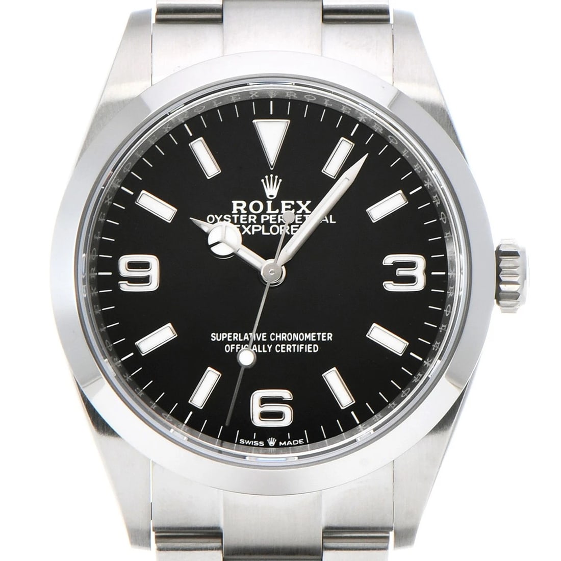 ROLEX EXPLORER BLACK WATCH - 4