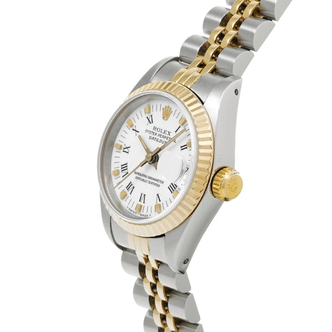 ROLEX DATEJUST WHITE DIAMOND WATCH - 2