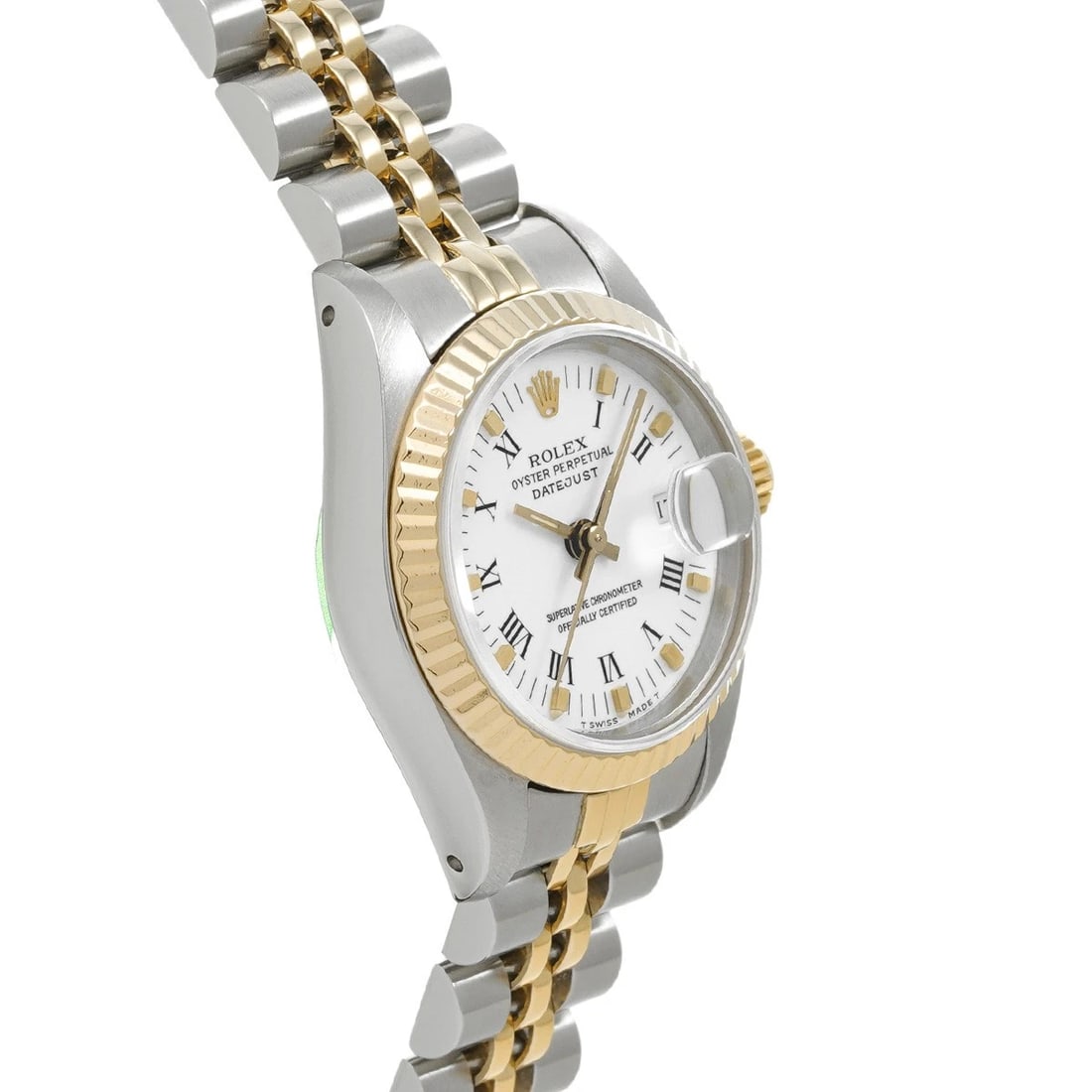 ROLEX DATEJUST WHITE DIAMOND WATCH - 3