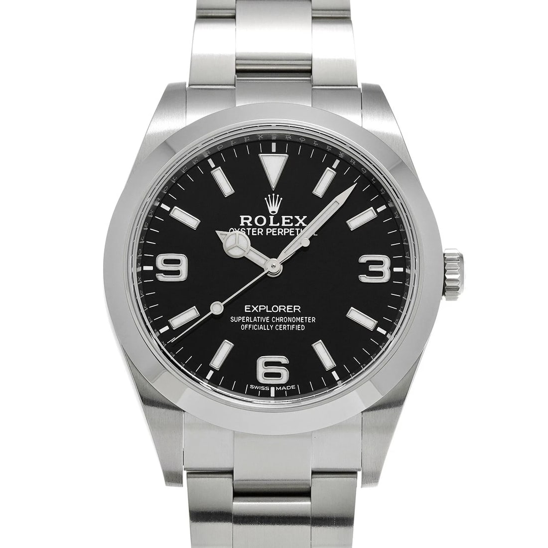 ROLEX EXPLORER BLACK WATCH: ROLEX Explorer black Watch Brand: ROLEX Type: Wristwatch Material: Band Material Stainless steel, Case Material Stainless steel Color: Dial Color black Size: ??Case? H/about 39mm W/about 39mm D/ab