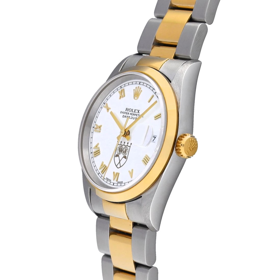 ROLEX DATEJUST WHITE WATCH - 2