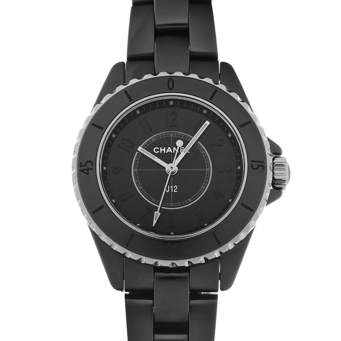 CHANEL J12 PHANTOM BLACK LACQUER WATCH: CHANEL J12 phantom Black lacquer Watch Brand: CHANEL Type: Wristwatch Material: Band Material ceramic, Case Material ceramic Color: Dial Color Black lacquer Size: ??Case? H/about 33mm W/about