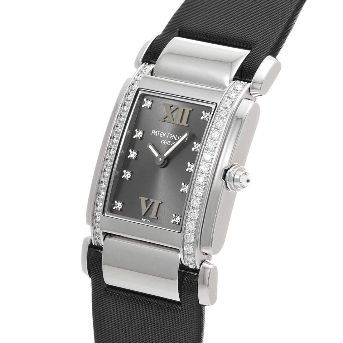PATEK PHILIPPE GRAY DIAMOND WATCH - 2