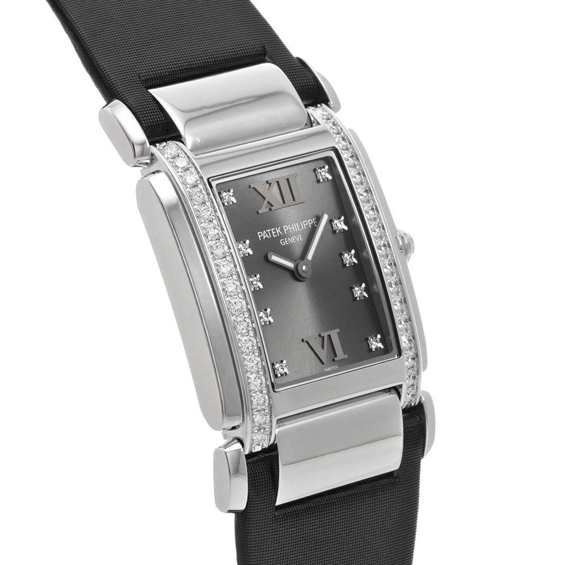 PATEK PHILIPPE GRAY DIAMOND WATCH - 3