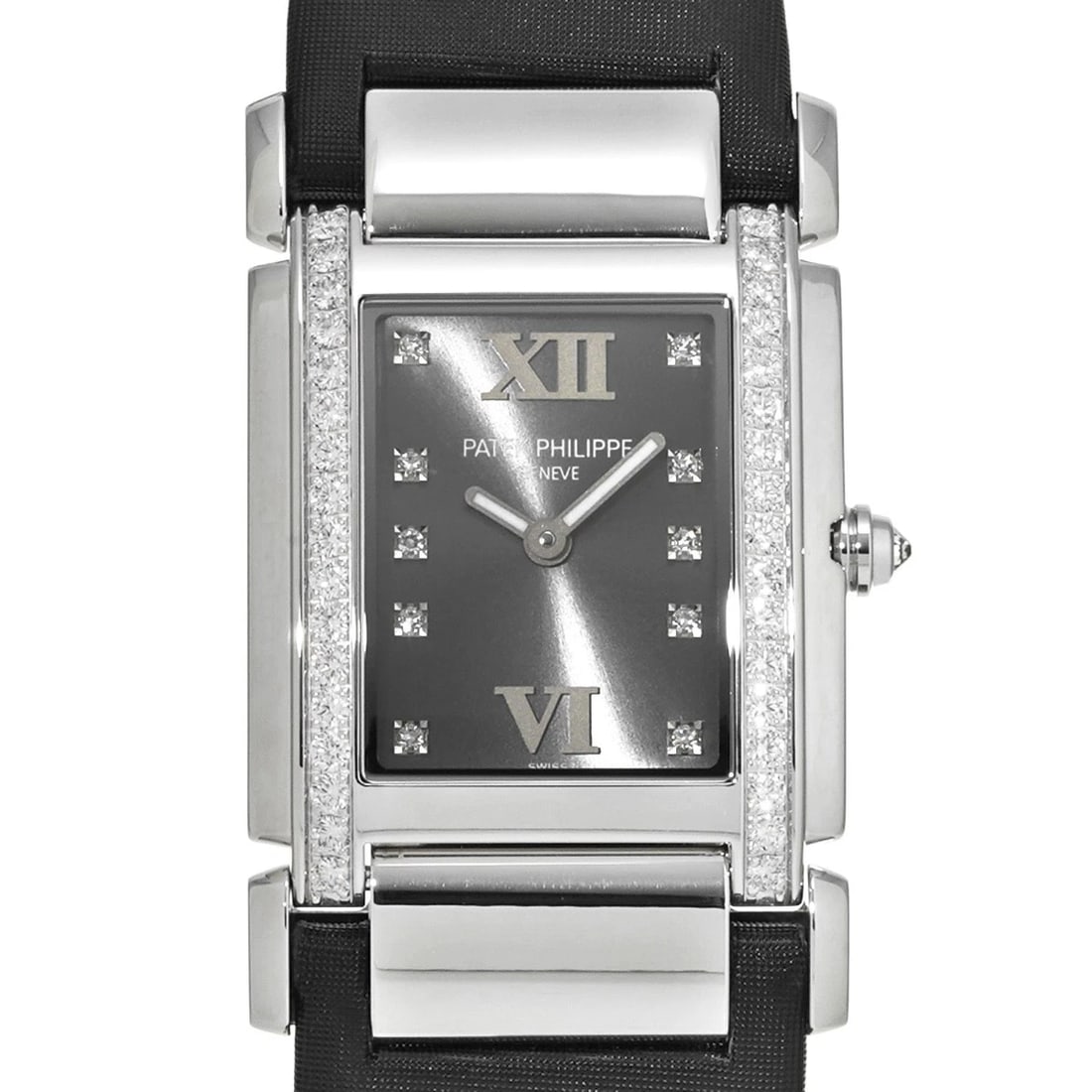 PATEK PHILIPPE GRAY DIAMOND WATCH - 4