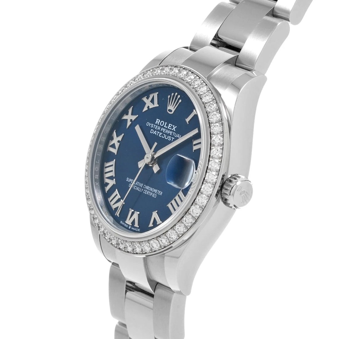 ROLEX DATEJUST BLUE WATCH - 2