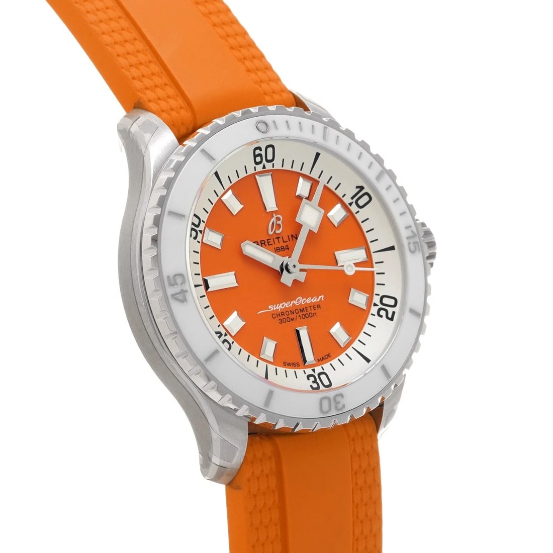 BREITLING SUPEROCEAN ORANGE WATCH - 3