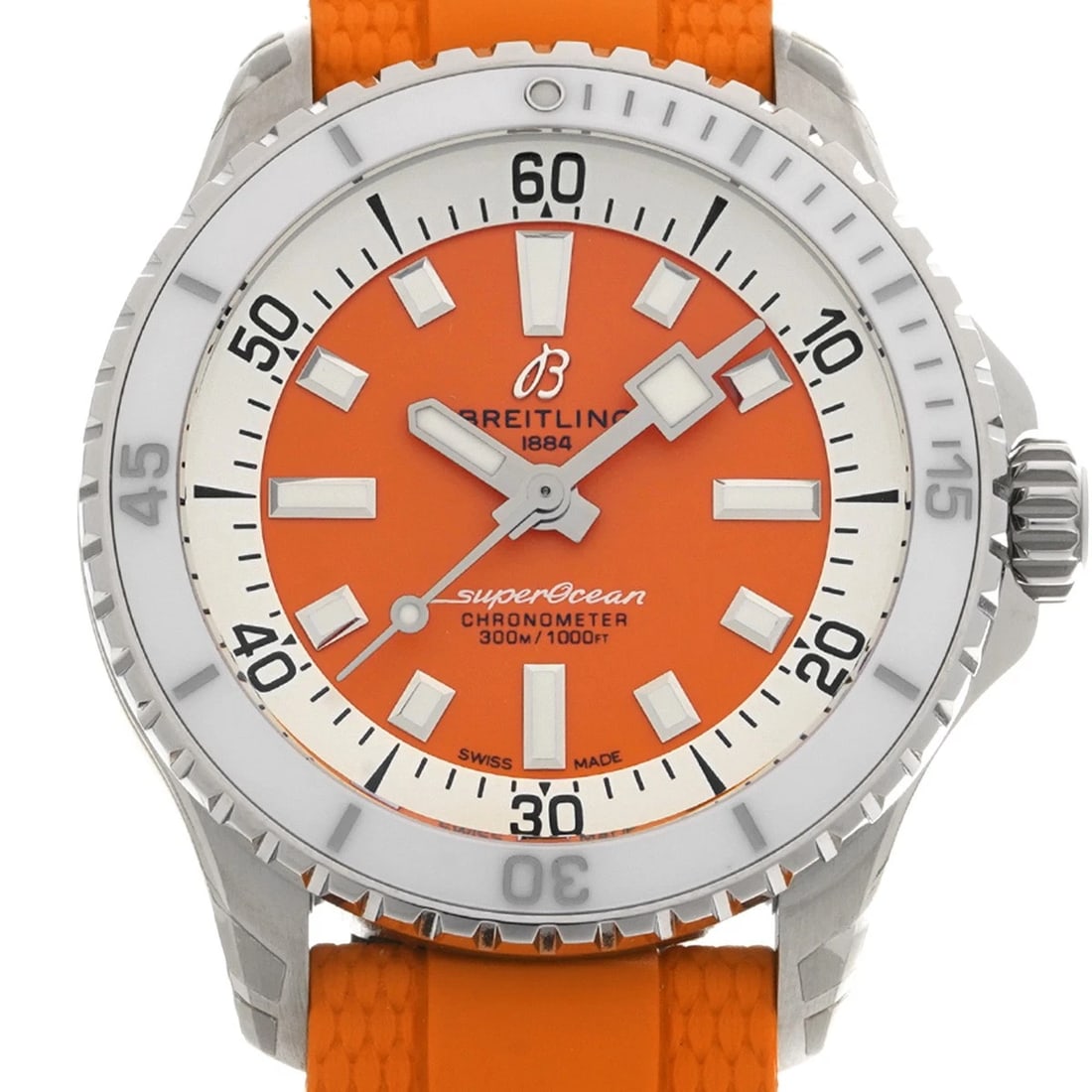 BREITLING SUPEROCEAN ORANGE WATCH - 4