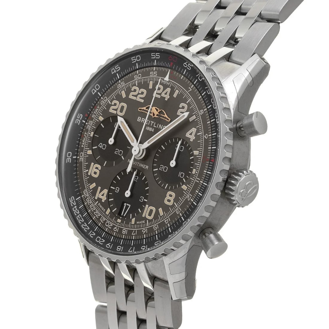 BREITLING NAVITIMER CHRONOGRAPH GRAY WATCH - 2