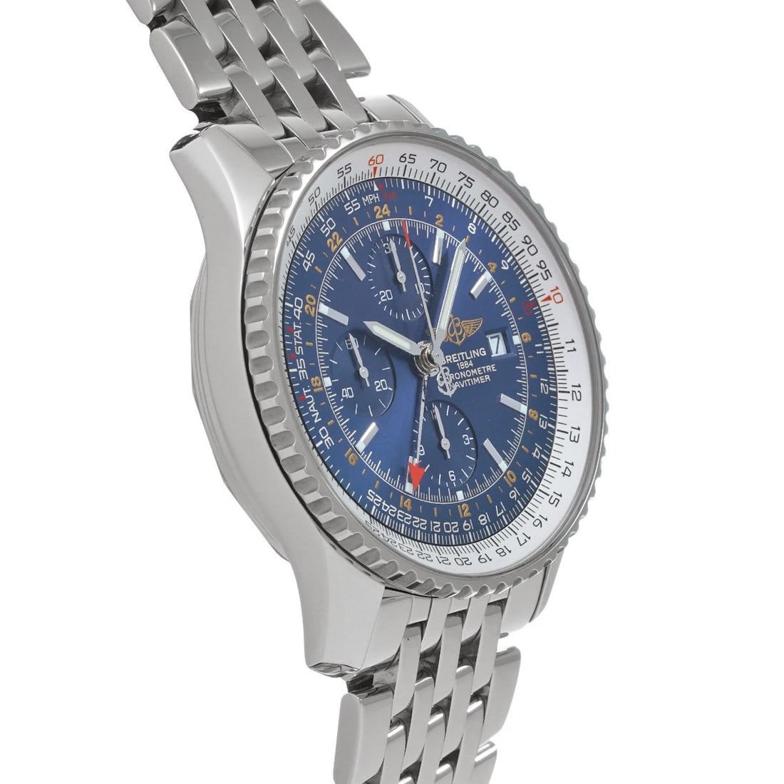 BREITLING NAVITIMER BLUE WATCH - 3