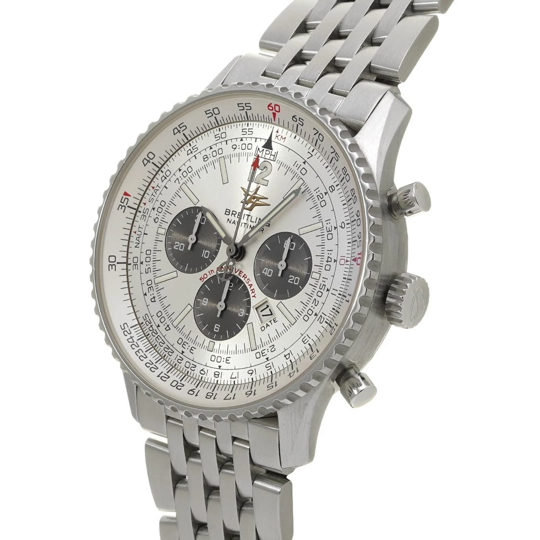 BREITLING NAVITIMER SILVER WATCH - 2