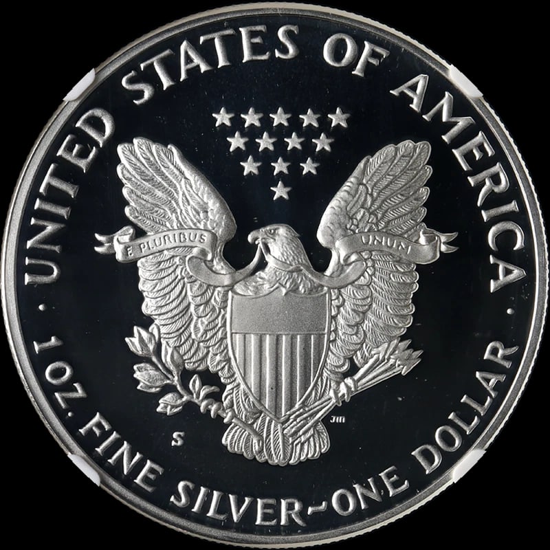 1986-S SILVER AMERICAN EAGLE $1 - 2