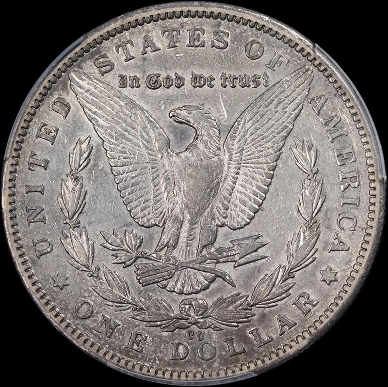 1893-CC MORGAN SILVER DOLLAR - 2