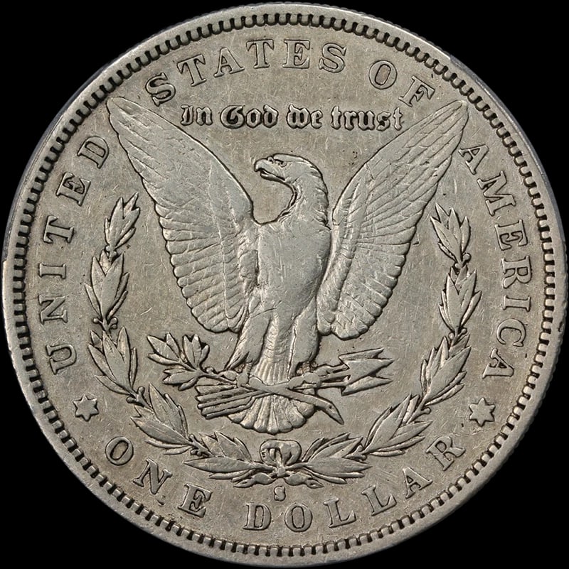 1893-S MORGAN SILVER DOLLAR - 2