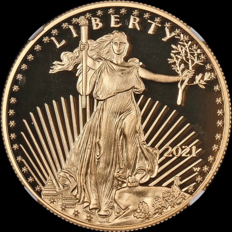 2021-W GOLD AMERICAN EAGLE $50 (1 of 2)