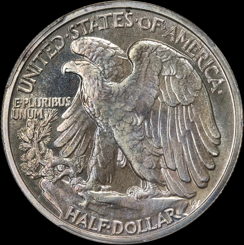 1937 WALKING LIBERTY HALF PROOF - 2
