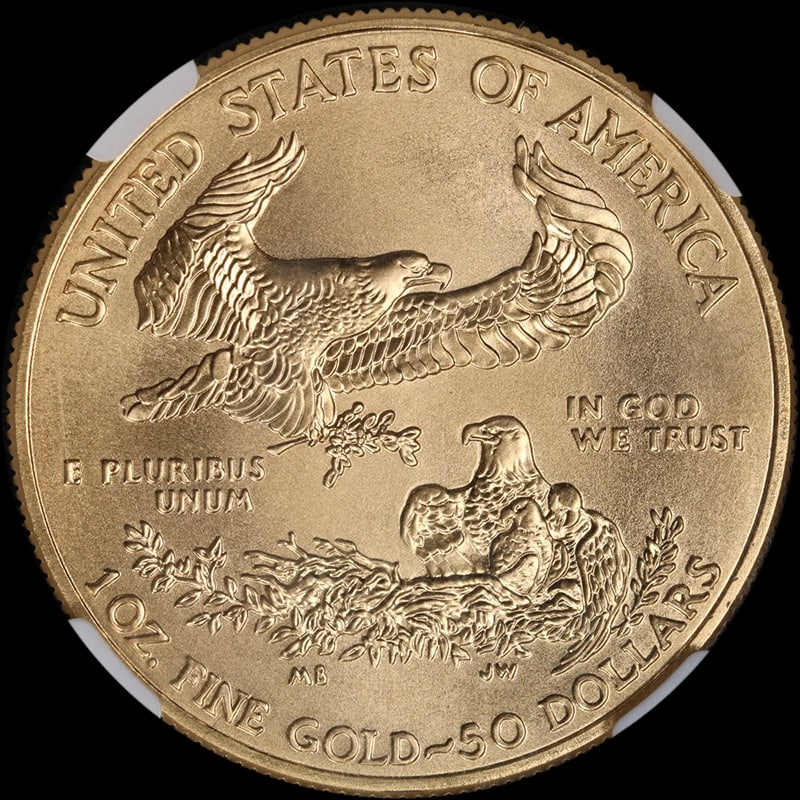 2012 GOLD AMERICAN EAGLE $50 - 2