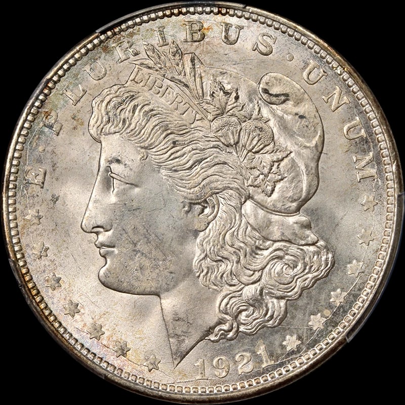 1921-D MORGAN SILVER DOLLAR GREAT EYE APPEAL: 1921-D Morgan Silver Dollar Great Eye Appeal Year: 1921 Fineness: 0.9 Composition: Silver Denomination: None Country of Origin: United States Accessories: None Accessories Notice: When