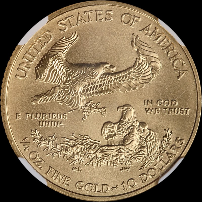 2020 GOLD AMERICAN EAGLE $10 - 2