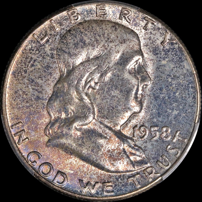 1958-P FRANKLIN HALF DOLLAR (1 of 2)