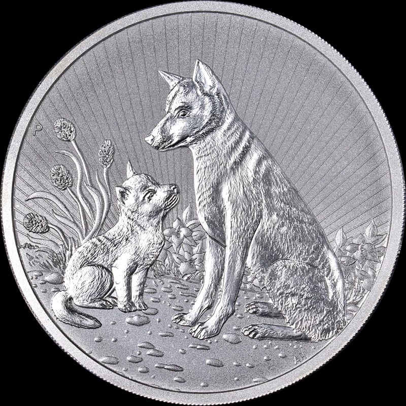 2022 AUSTRALIA SILVER - DINGO: 2022 Australia Silver - Dingo Year: 2022 Fineness: 0.9999 Composition: Silver Denomination: None Country of Origin: Australia Accessories: None Accessories Notice: When purchasing pre-owned