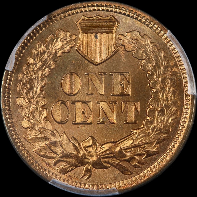 1864 INDIAN CENT BRONZE - 2
