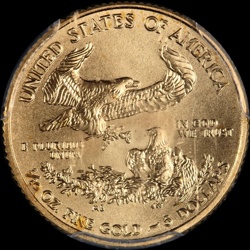 2013 GOLD AMERICAN EAGLE $5 - 2