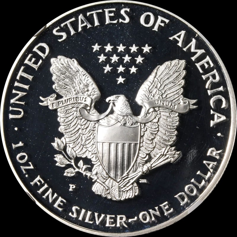 1997-P SILVER AMERICAN EAGLE $1 - 2