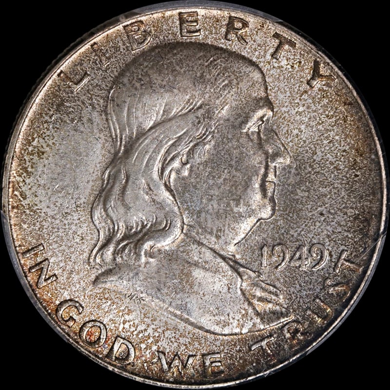 1949-P FRANKLIN HALF DOLLAR (1 of 2)